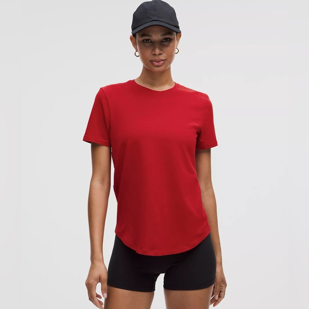 Dark Red Lululemon Love Shirt